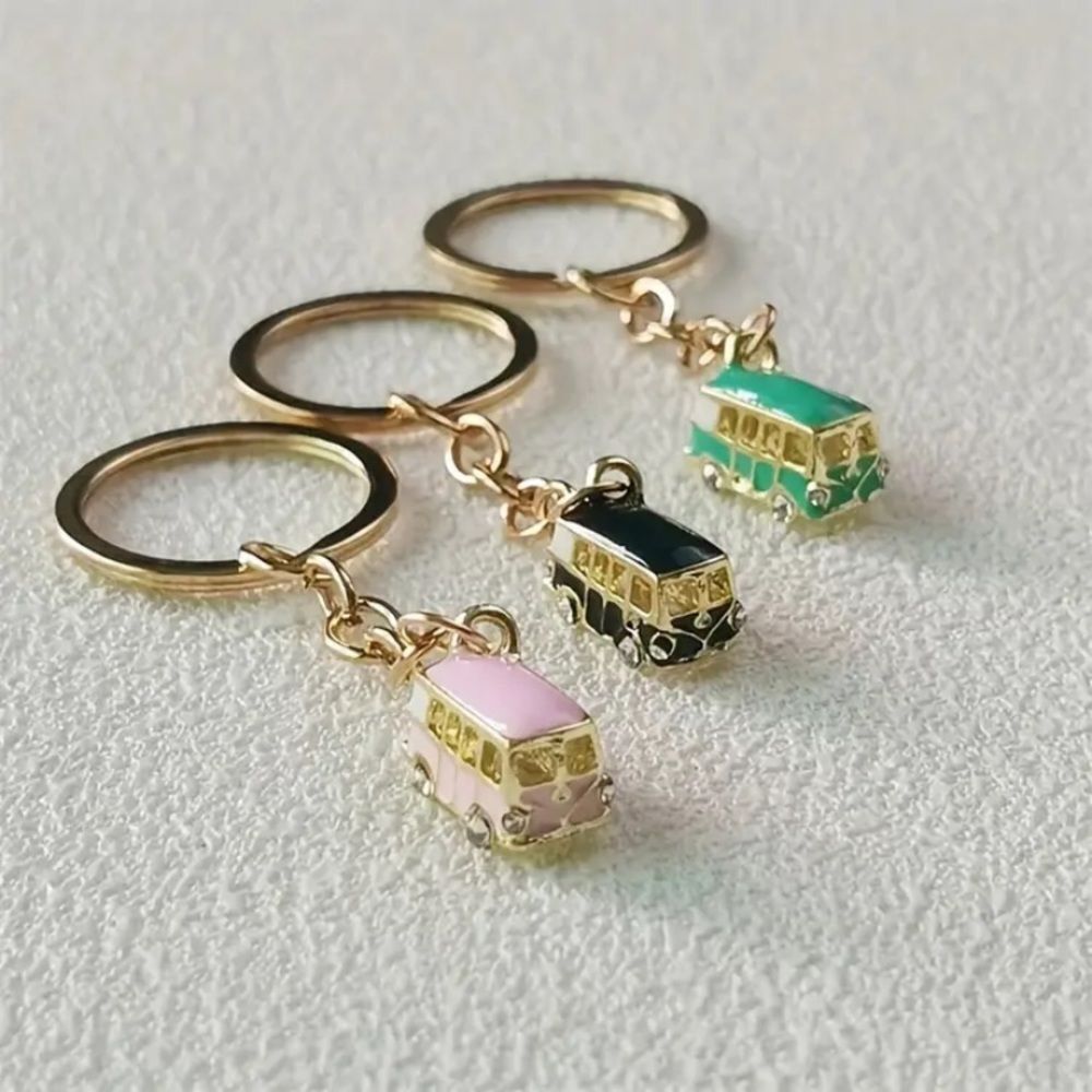 LAST IN STOCK: PINK β¨βοΈπͺΈπBeachΒ VWβbusβkeychainβ¨π·β¨ - Picture 1 of 8